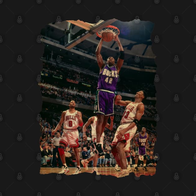 Dunk Vin Baker vs Chicago Bulls Vintage by CAH BLUSUKAN