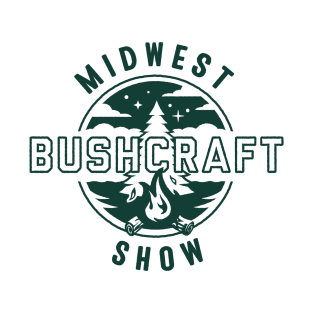 Bushcraft T-Shirt - Main Logo Green by Midwest Bushcraft Show