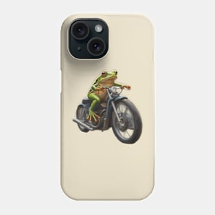 Frog on Bike Phone Case