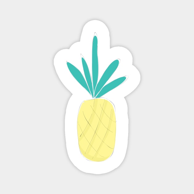 Pineapple Magnet by snowshade