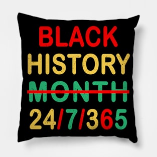 Black History Month Pillow