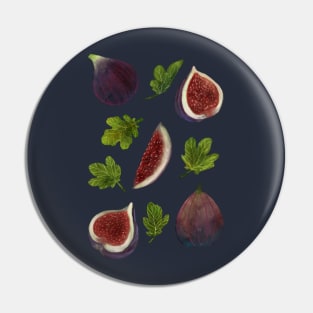 Figs and Leaves Pin