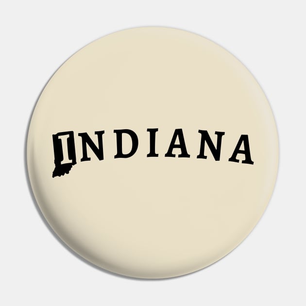 Indiana State Pin by Downtown Rose