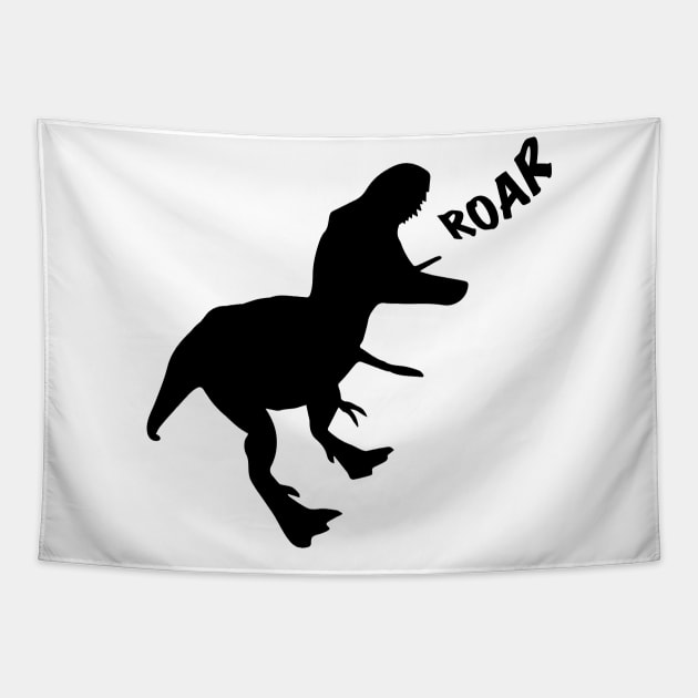 T-Rex, King of the Mesozoic Era Tapestry by NickiPostsStuff