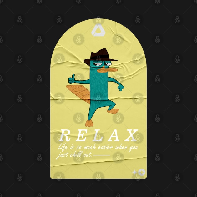 perry the platypus relax 01 by Nangers Studio