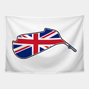 Mallory Park Circuit [flag] Tapestry