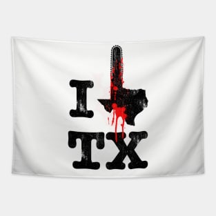 I Love Texas Chainsaw - Souvenir Tapestry