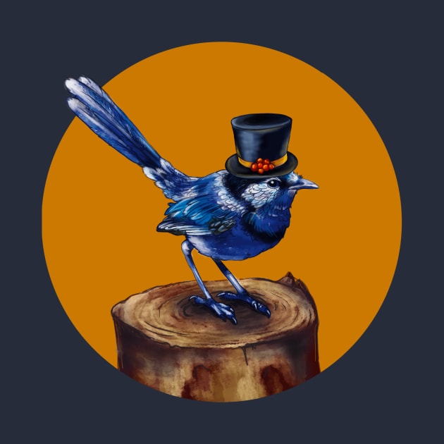 bird in a top hat by EEVLADA