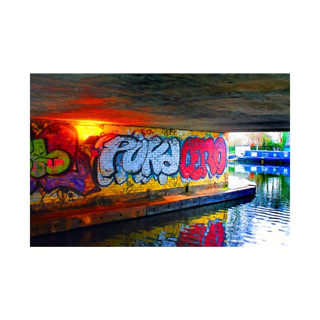 Graffiti Street Art Regent's Canal Camden London by AndyEvansPhotos