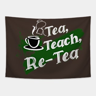 Relaxing teacher tea Tshirt Tapestry