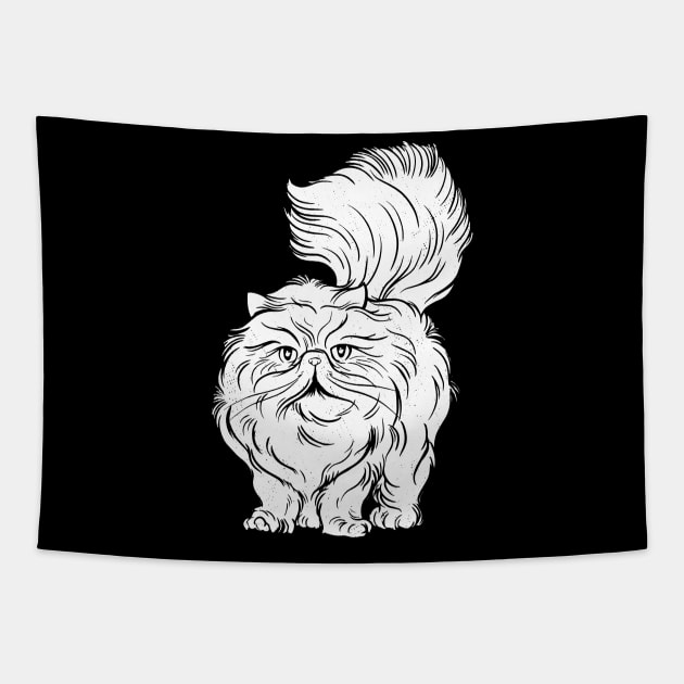 Persian cat - fluffy & beautifull - Gift idea for cat fans Tapestry by sweetczak