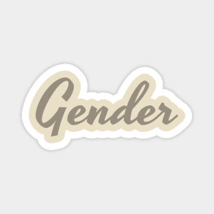 Gender Guitars Magnet