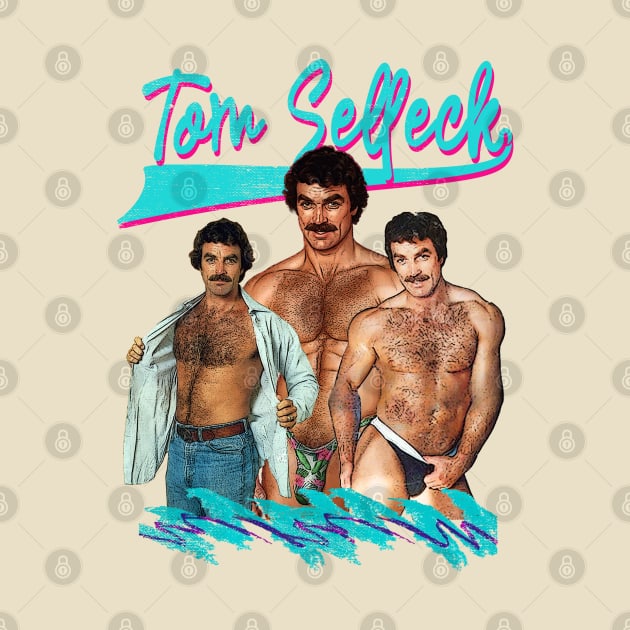 Tom Selleck Retro Magnum pi || 80s Aesthetic by wsyiva