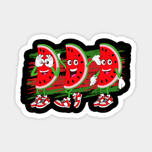 Watermelon Griddy Dance Funny Christmas In July Magnet