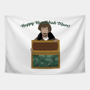 Happy Hanukkah Marv Tapestry