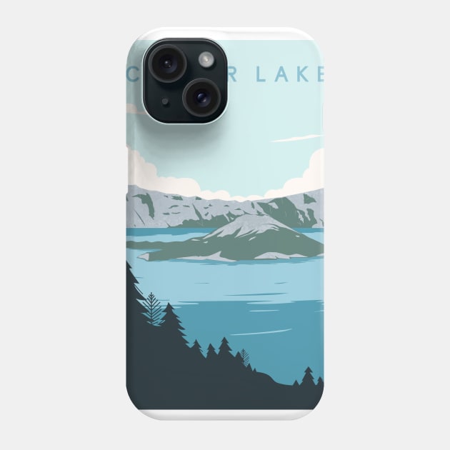 Crater Lake National Park Phone Case by Zakaria Azis