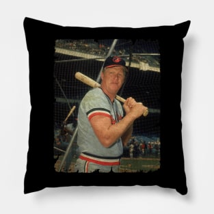 Boog Powell in Baltimore Orioles, 1970 Pillow