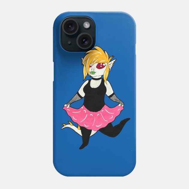 Chupacabra Cutie Phone Case by possumtees