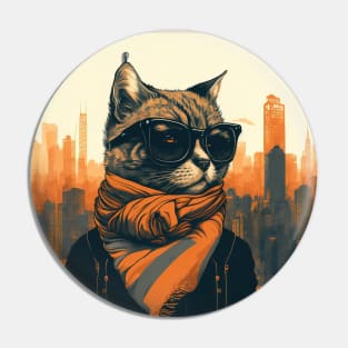 Stylish and fashionable tortoiseshell cat - Feline Fashionista #1 Pin