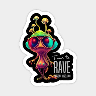 Techno Shirt - Techno Organism - Catsondrugs.com - rave, edm, festival, techno, trippy, music, 90s rave, psychedelic, party, trance, rave music, rave krispies, rave flyer Magnet