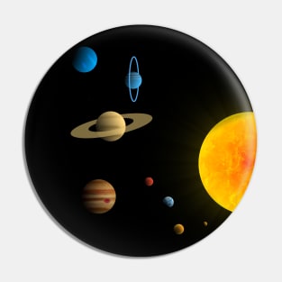 Solar System Pin