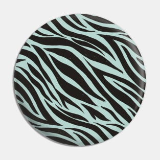 Zebra Print Pattern (LIGHT BLUE) Pin