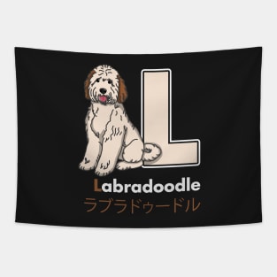 Labradoodle Letter L Tapestry