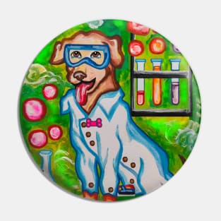 Lab Dog Working In A Science Lab Pin