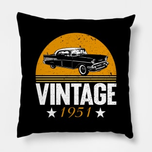 Vintage Since 1951 Pillow