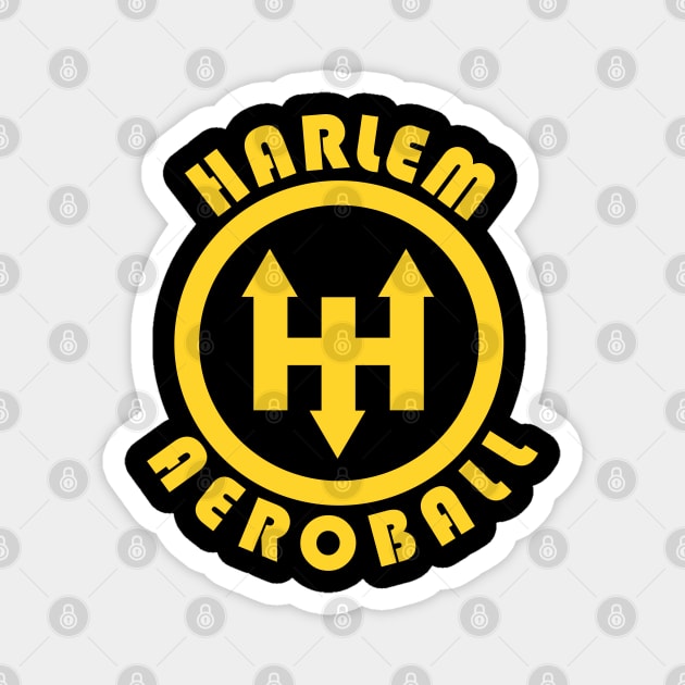 Harlem Areoball - Harlem Heroes Areoball Club Magnet by Wee Gem Tees