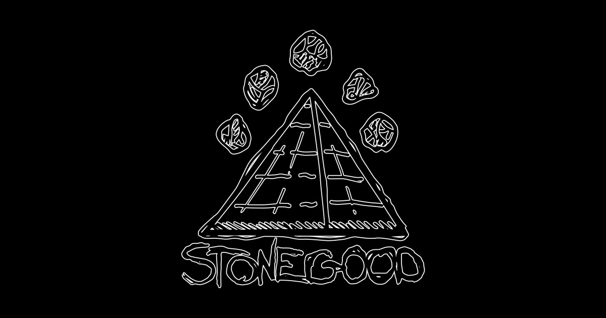 Stonegood - Full Logo 01 - Black - Stonegood - Sticker | TeePublic