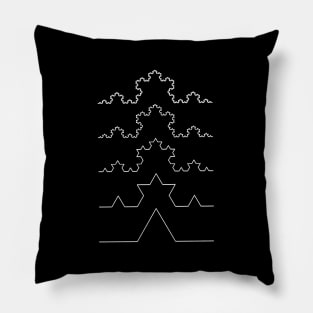 The Koch Curve Pillow