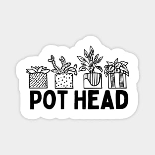Plant Lover and Gardener: Pot Head Succulent Magnet
