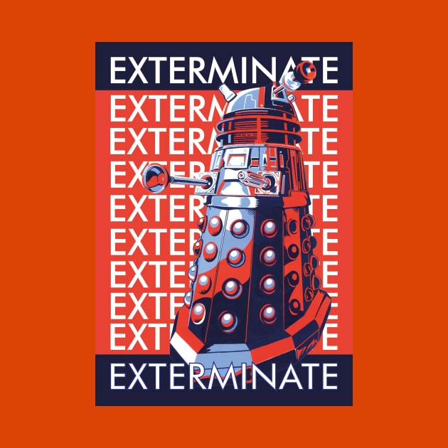 DALEK EXTERMINATE by Armadillo Hat