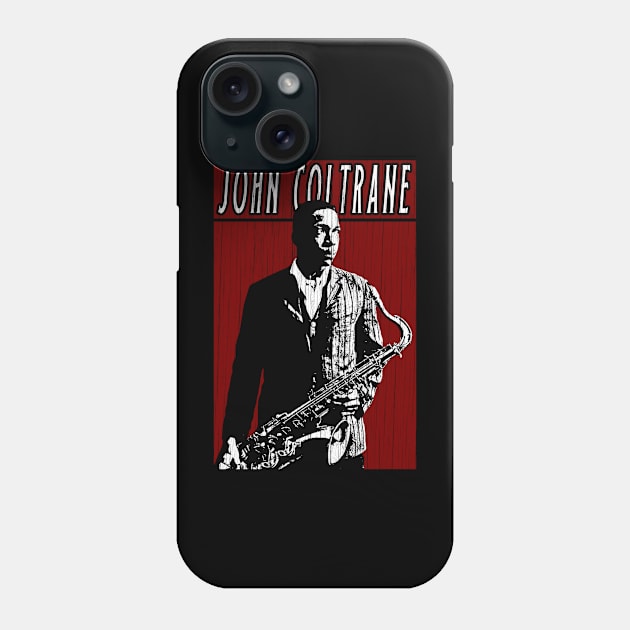 Vintage Retro John Coltrane Phone Case by Projectup