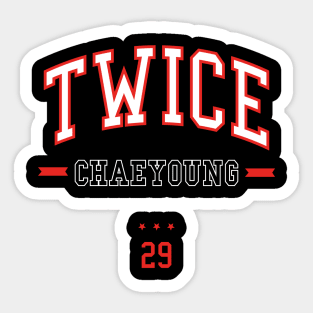 Twice Nayeon Pop - Red Sticker for Sale by turboapparel