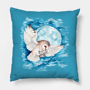 Barn Owl Flight Pillow