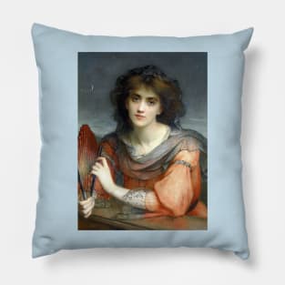 Luna - Charles Edward Halle Pillow