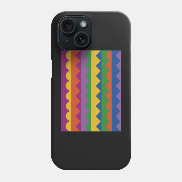 Bright Stripes Pattern Phone Case by Slepowronski