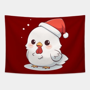 Little Chicken Christmas Tapestry