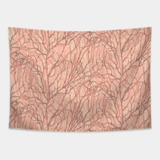 Blush Delicate Branches Tapestry