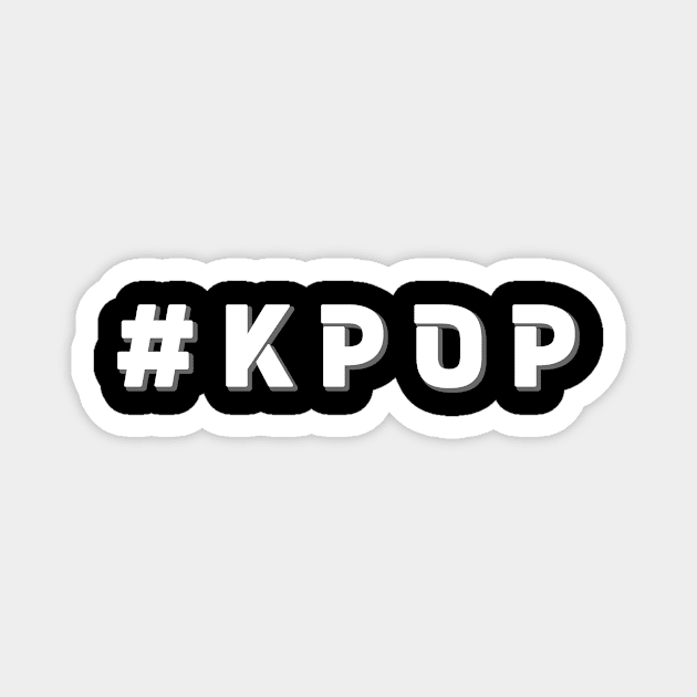 Hashtag Kpop Magnet by Underground Cargo