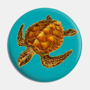 Hawksbill Sea Turtle Pin