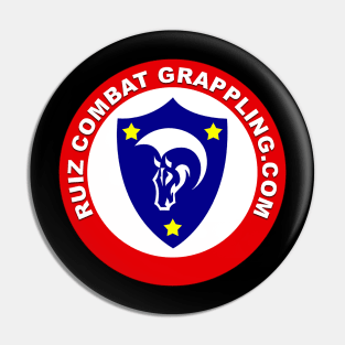 Ruiz Combat Grappling (Front Logo, Back Text) Pin