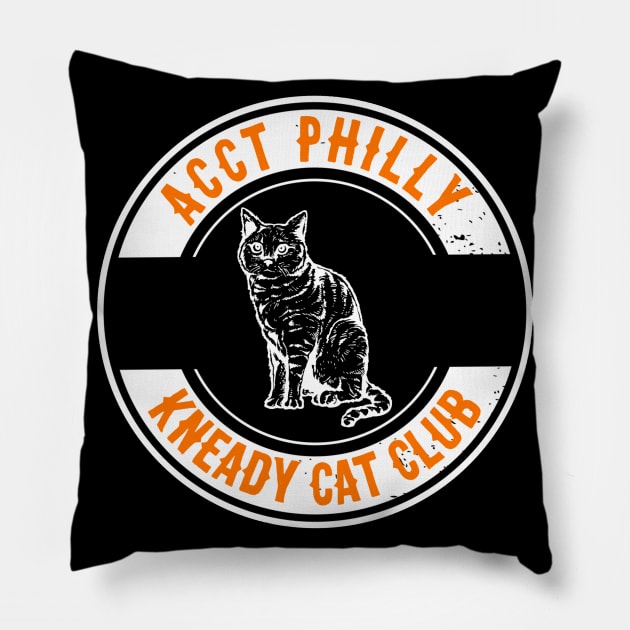 ACCT Philly Kneady Cat Club Pillow by ACCTPHILLY