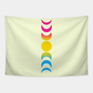 Moon Phases Pride (Pan) Tapestry