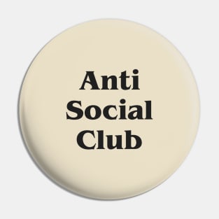 Anti Social Club Pin