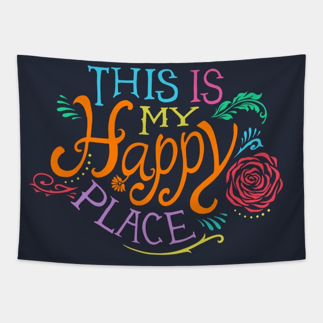 Happy Place Tapestry by rcaldwell