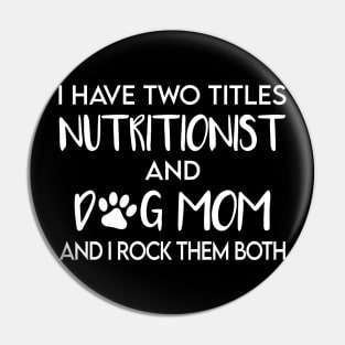 Nutritionist Pin