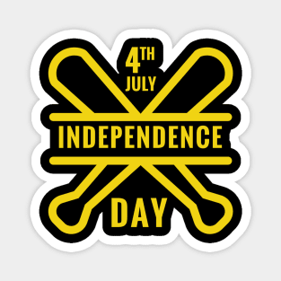 Independence Day Gelb Magnet